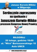 Spotkanie z Januszem Korwin - Mikke