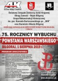 75. rocznica Powstania Warszawskiego.