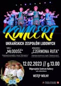 Koncert ukraiskich zespow ludowych w BCK