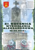 81. rocznica wysiedlenia Aleksandrowa